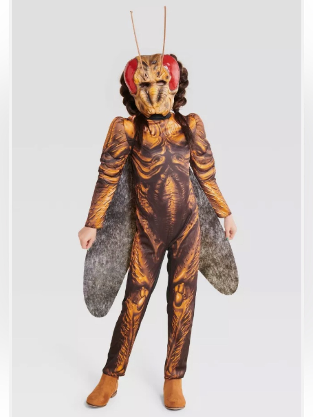 Target Kids Hyde and Eek light-Up  Roach Costume Size Small - Brown,/Orange/Red.